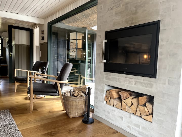 Hyggeligt Stråtækt Sommerhus Ved Fårup Sommerland - Danmark