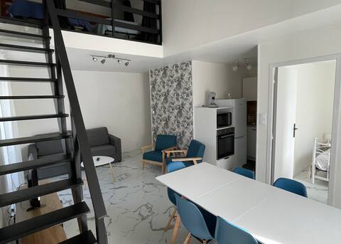 Apartment overlooking the Charente
