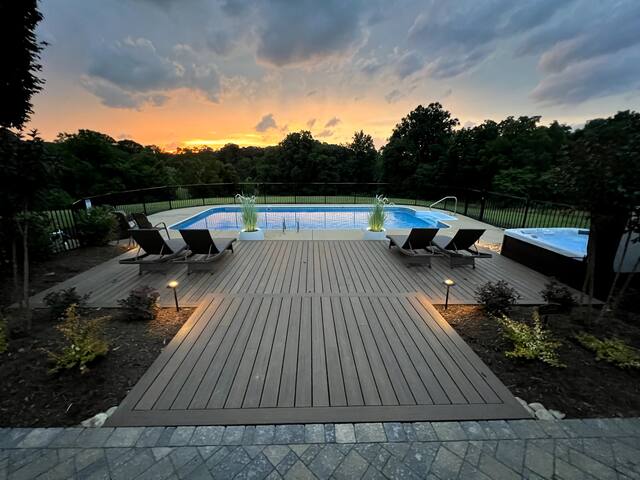 Pool W/ a View Hot Tub, Fire Pit, and More gallery image 2