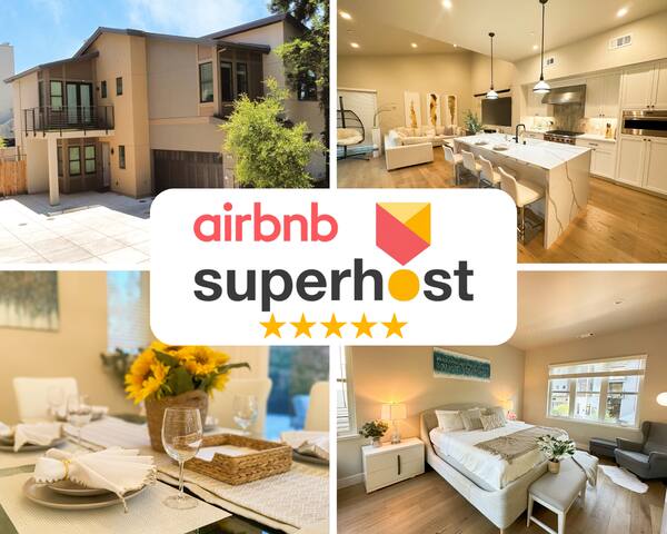 Bay Area Luxury Stay: Prime 3BR/3.5BA Home