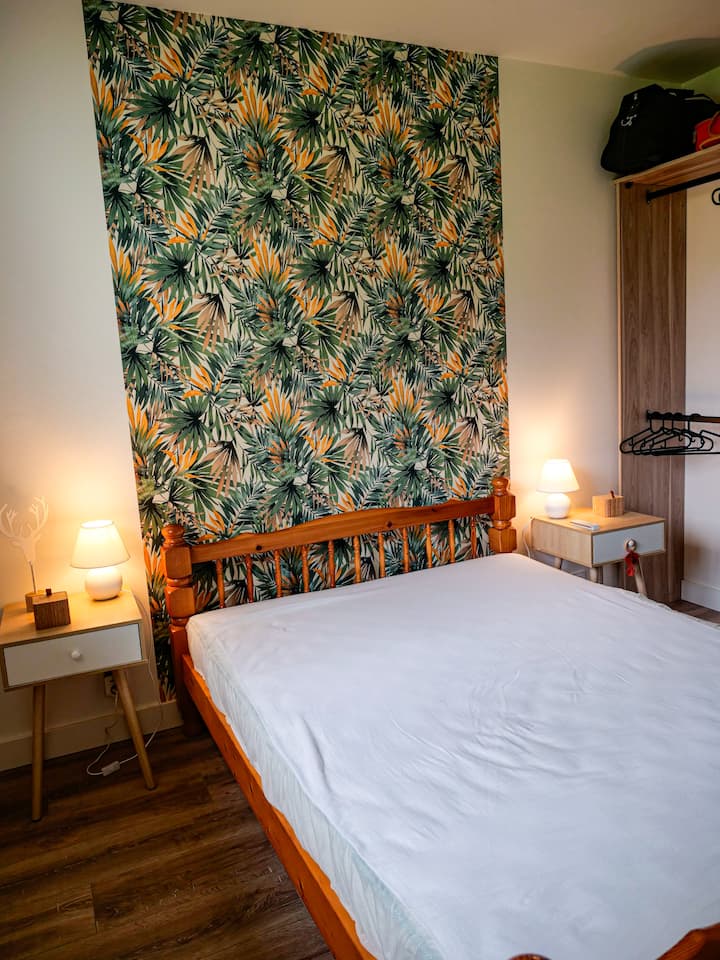 140/190 سرير مع خزانة 