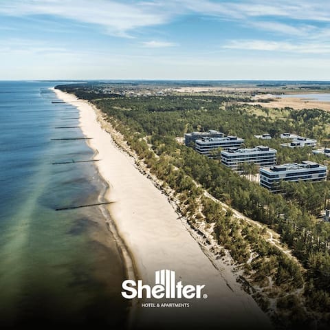 Seaside, Beachfront apartment - Shellter Rogowo