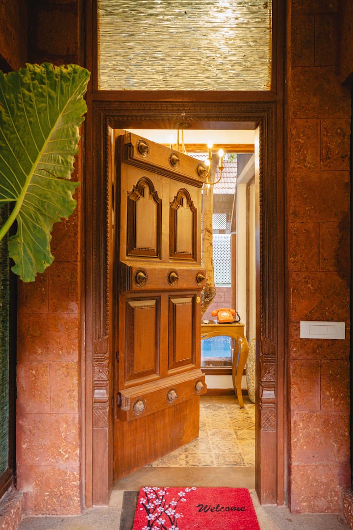 traditional styled door, your way into our classic Rasa by Water.