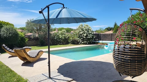 Architect's house with swimming pool