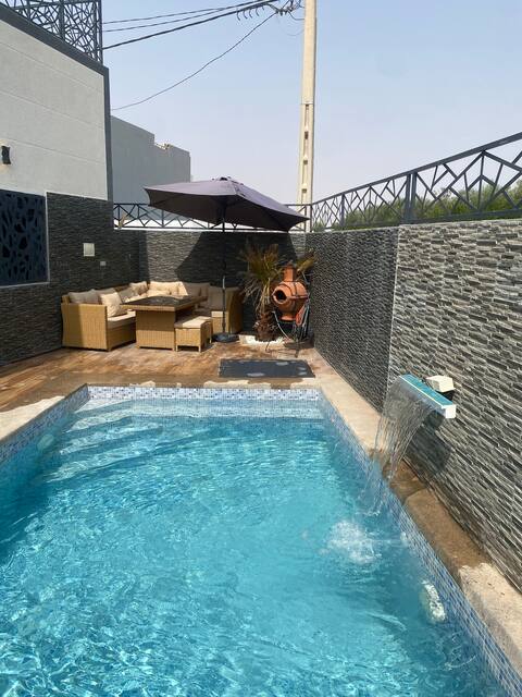 Villa Aziza private pool Oujda Morocco