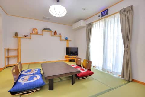 [Newly built and free parking] Mt. Fuji Station/Kawaguchiko Station Transfer Available/Family Room Akasugi Pavilion 202