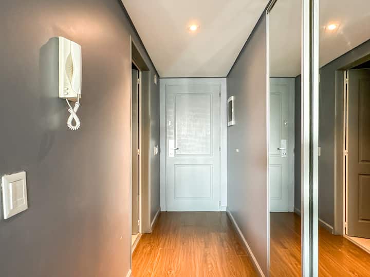 Furnished studio apartment in Recoleta on the 9th floor