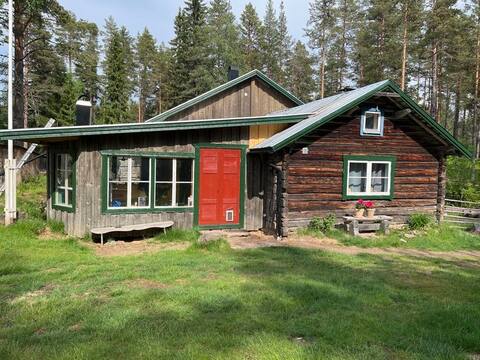 Nybyggt hus i fäbodområde