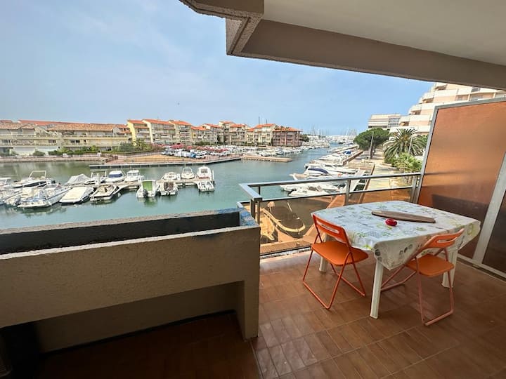 Studio Avec Vue Sur Le Port. - Canet-en-Roussillon