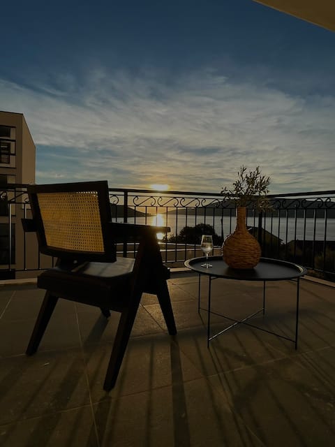 Azure Horizons - Seaside Retreat with Sea View
