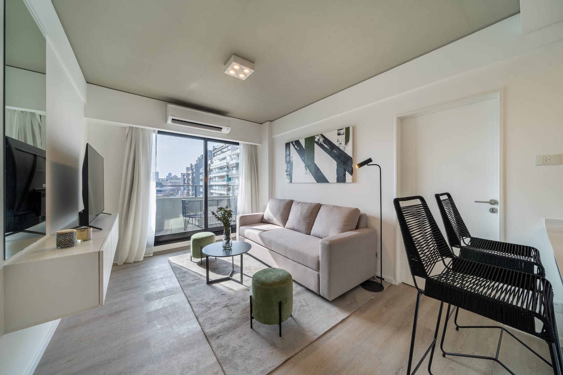 Departamento de 2 ambientes con balcón en Palermo