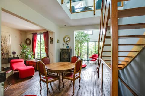 Maison d'architecte au calme