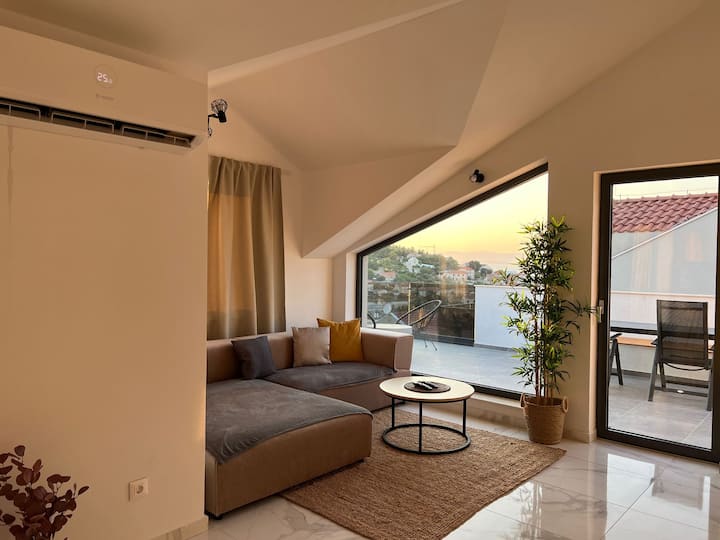 Modern Sunset Apartment W/sea View Terrace - Sutivan