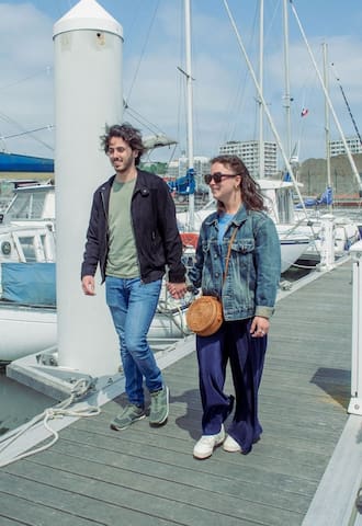 Entire home with 1 bedrooms in Boulogne-Sur-Mer - Voilier 