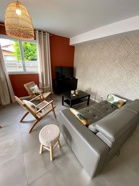 Top Airbnb: BeinBisca: your comfortable garden level à Biscarrosse