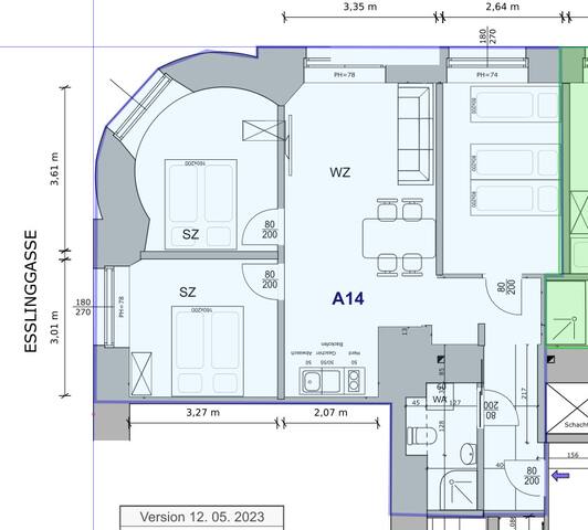 Large 3 BR Apartment, district 1 with AC (A14) gallery image 5