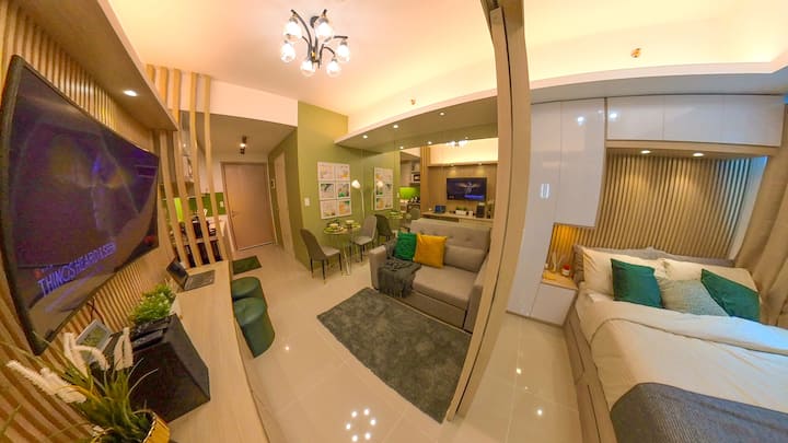 Luxe & Cozy 1br Apt With Netflix/pool/mall/cinema - Philippines