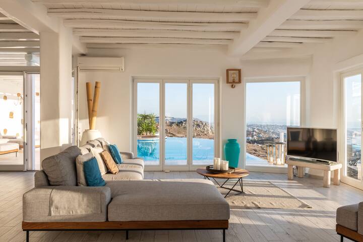 Luxury Villa Aryana | 7 bed | Best Mykonos Sunset gallery image 5