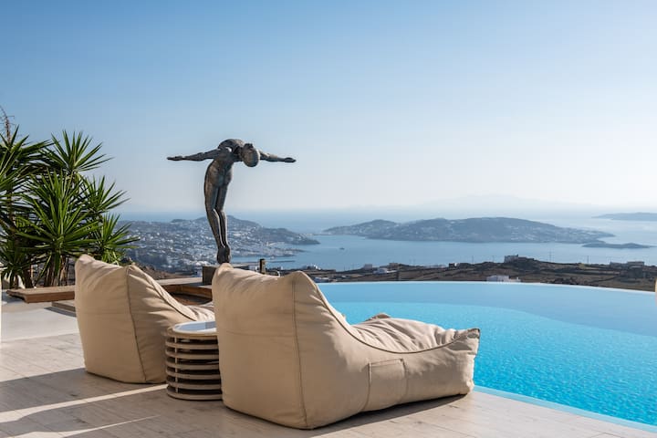 Luxury Villa Aryana | 7 bed | Best Mykonos Sunset gallery image 4