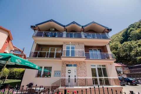 Family room with balcony