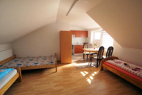 8-person apartment with a terrace