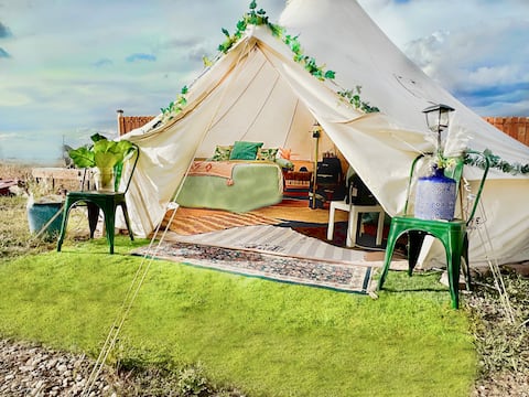 Pink Wildflower Yurt #1