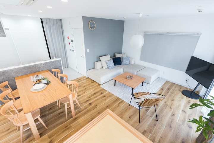 Pufuka Hikifune｜2min from sta.｜120㎡ ｜Max 15 people