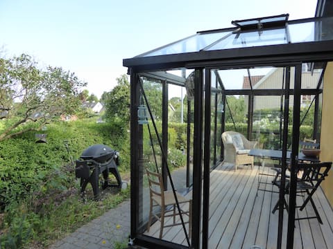 Helsingør , local idyll and part of semi-detached house