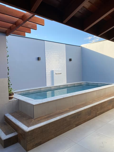 Swimming pool shed