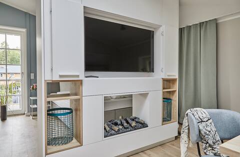 Top Airbnb: Beach happiness - wellness studio with steam bath - balcony in Prerow