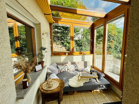 In-law apartment with cozy sunroom