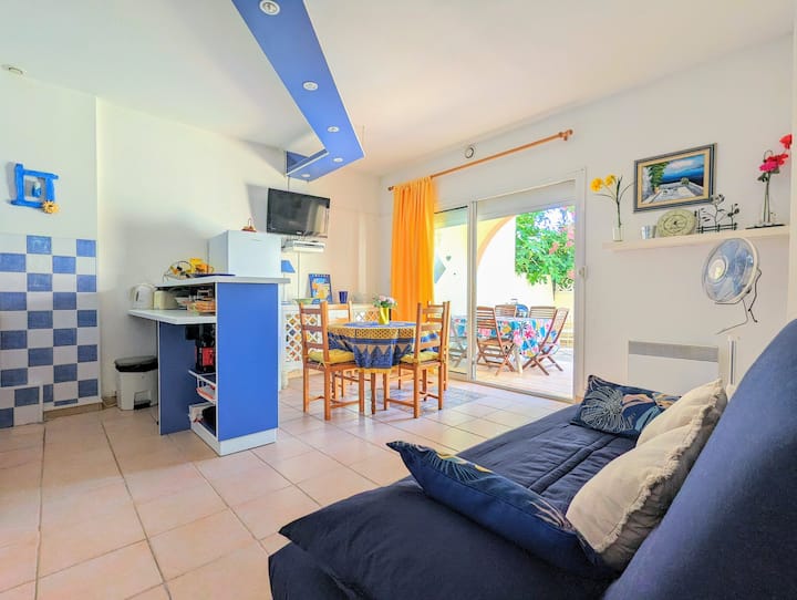 Cap T3-piscine/terrasse 35m²/parking/plage à 3min - Agde