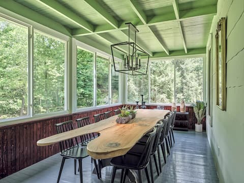 Rustic Luxury Retreat | Hot Tub • Creekside Views