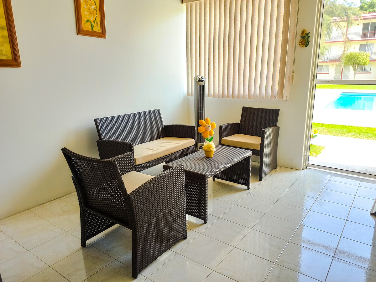 Top performing Airbnb: Family apartment and pool in Yautepec De Zaragoza