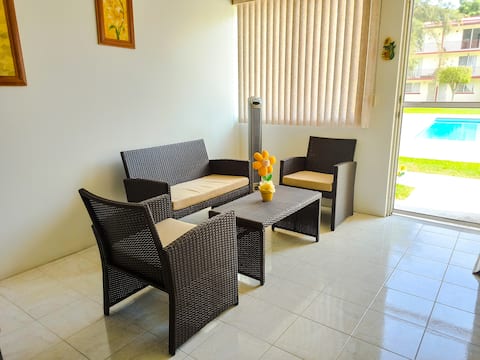 Top performing Airbnb: Family apartment and pool in Yautepec De Zaragoza