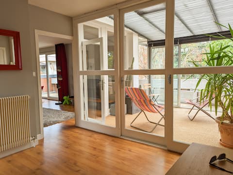 Large apartment close to Airbus and airport