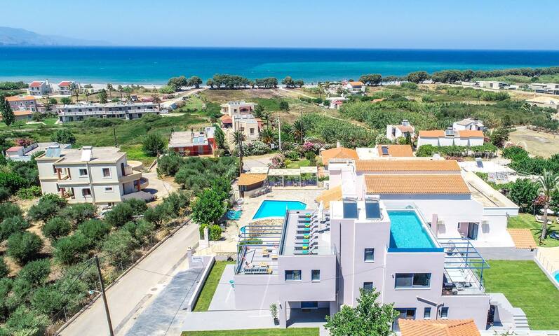 Naval villa-Panoramic villa with heated roof pool gallery image 2