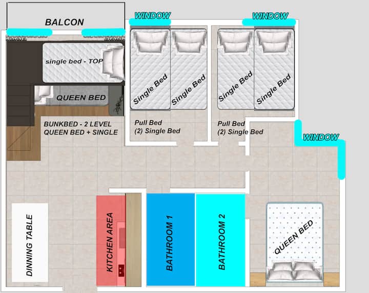 Spazio Sanliving • 3br • Hi Capacity • Direct Mall - Jakarta