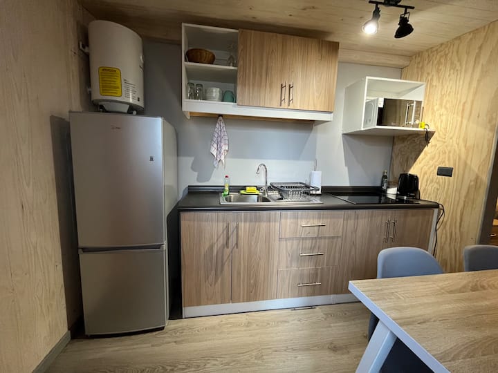 Depto Interior  Pequeño Un Ambiente 2 Pax - Villarrica