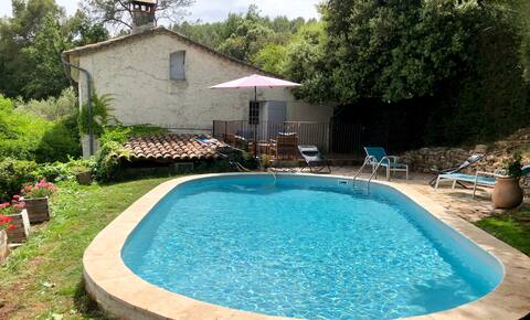 Authentic Provencal farmhouse with pool & garden