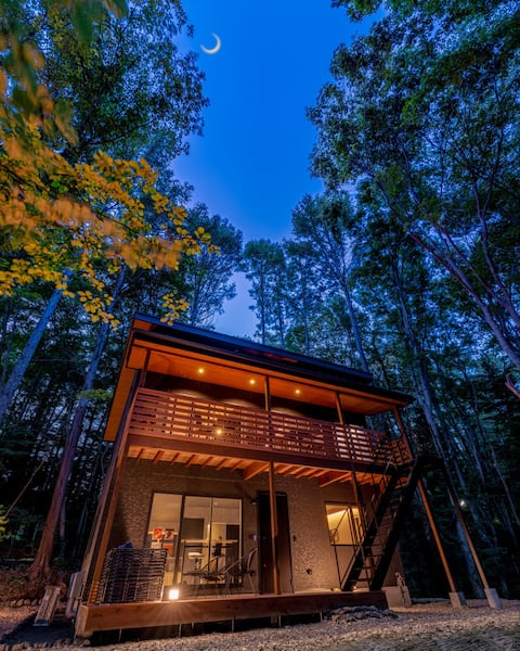 Tsuki Michiru ~ Karuizawa's sauna and BBQ facilities are included in a rental hotel ~