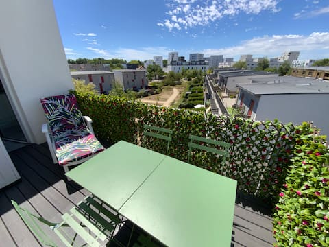 Top Airbnb: Nantes apartment 4/7 people near Beaujoire in Nantes