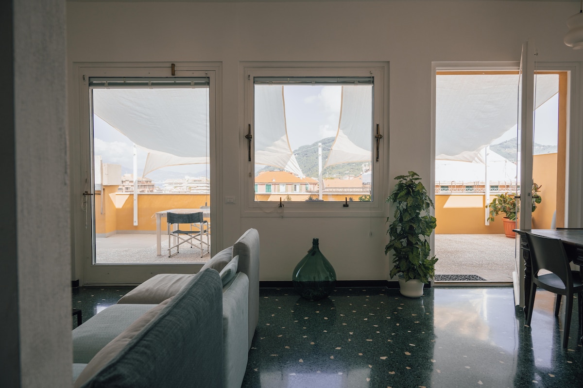 Proprietà Airbnb di successo: The Terrace of Chiavari a Chiavari