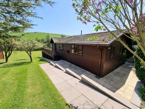 Dog-friendly lodge near Welshpool