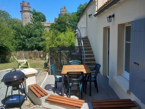 Studio with castle view view