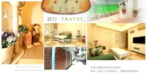 1 room in a private building (suitable for 1 ~ 3 people) only 3 minutes walk to Sightseeing Night Market and about 7 minutes from Tiehua Village