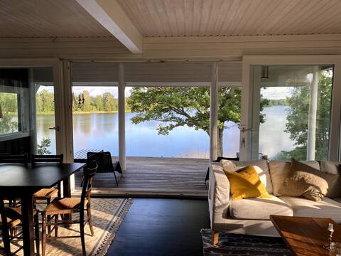 Undisturbed location, 30m from the water, sauna, good fishing