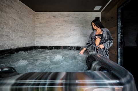 Backyard Jacuzzi House