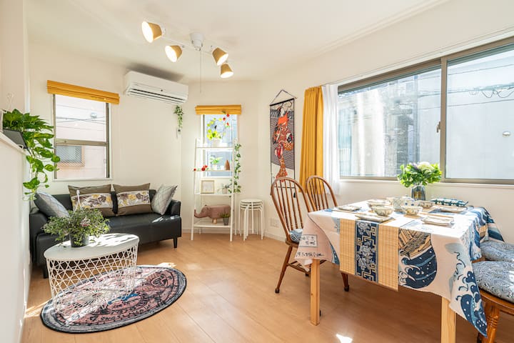 押上·晴空塔·B浅草寺商圈、隅田川附近/豪华家庭套房/机场直达/new一户建/可接送地铁站