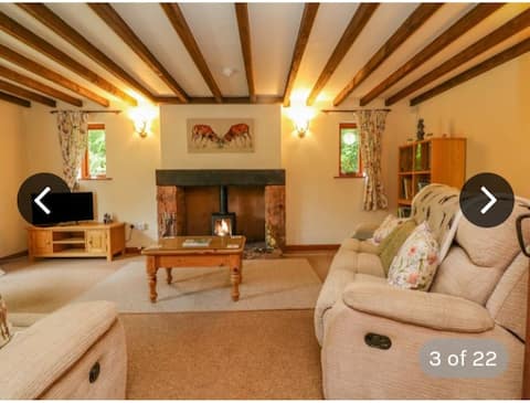 Popular Airbnb listing: Elsworthy Farm cottage Exmoor in Somerset